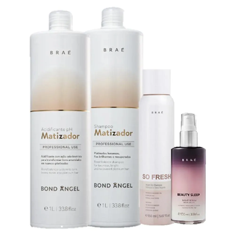Braé Bond Angel Matizador Duo Salon Beauty Sleep 100ml E So Fresh 150ml