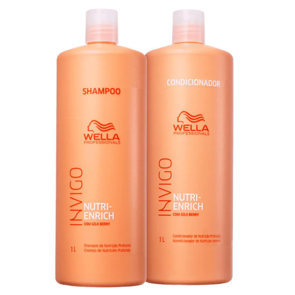 Kit Wella Professionals Invigo Nutri-Enrich Shampoo 1L + Condicionador 1L