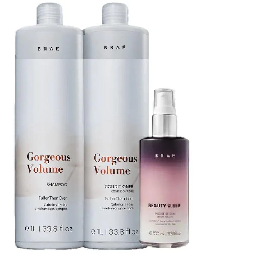 Braé Gorgeous Volume Duo 1L E Beauty Sleep 100ml