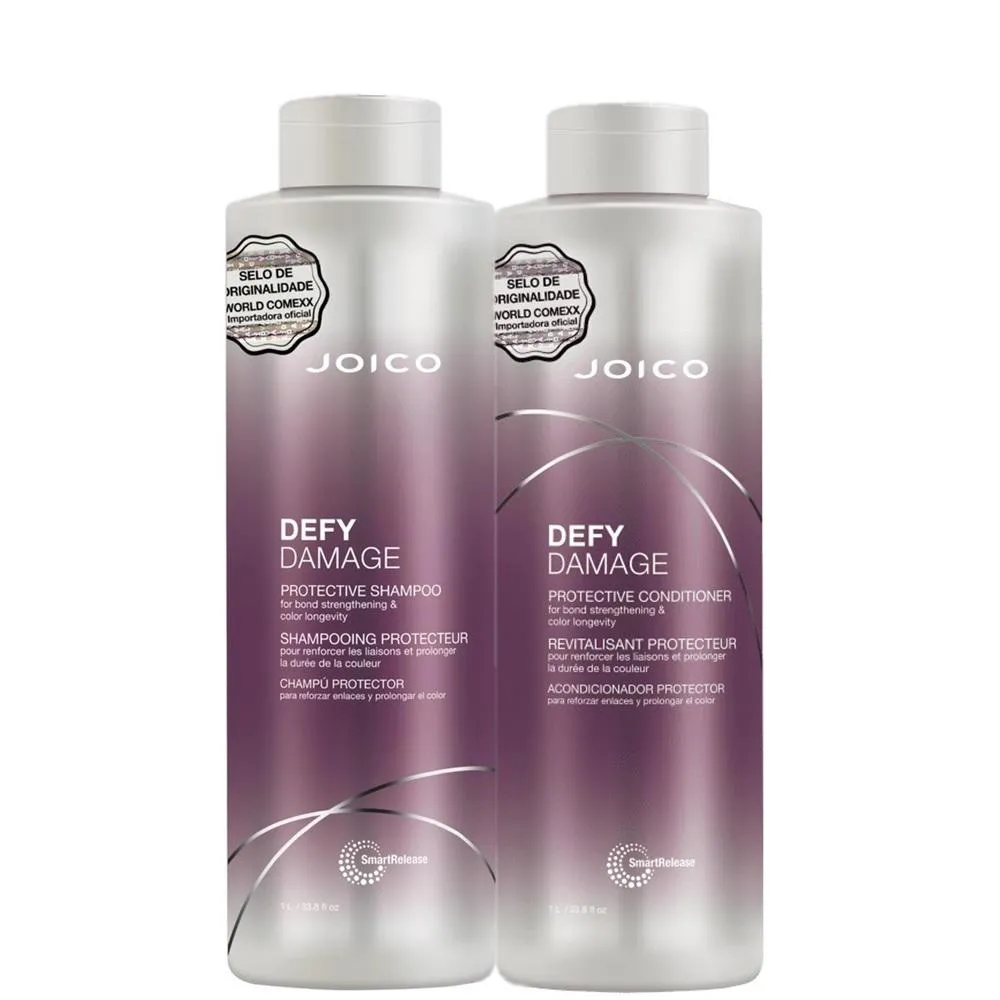KIT JOICO DEFY DAMAGE SALON CABELOS COLORIDOS (2 PRODUTOS)