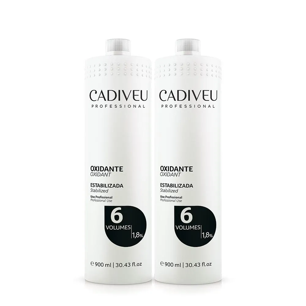 KIT CADIVEU PROFESSIONAL 6 VOLUMES - OXIDANTE 900ML (2 UNIDADES)