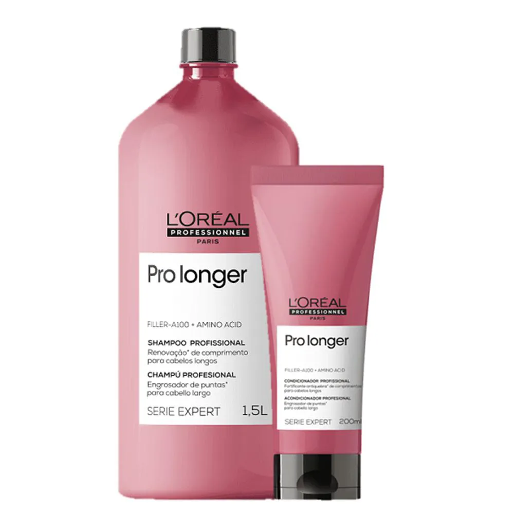 Kit L'Oréal Professionnel Serie Expert Pro Longer Shampoo 1,5l+ Condicionador 200ml