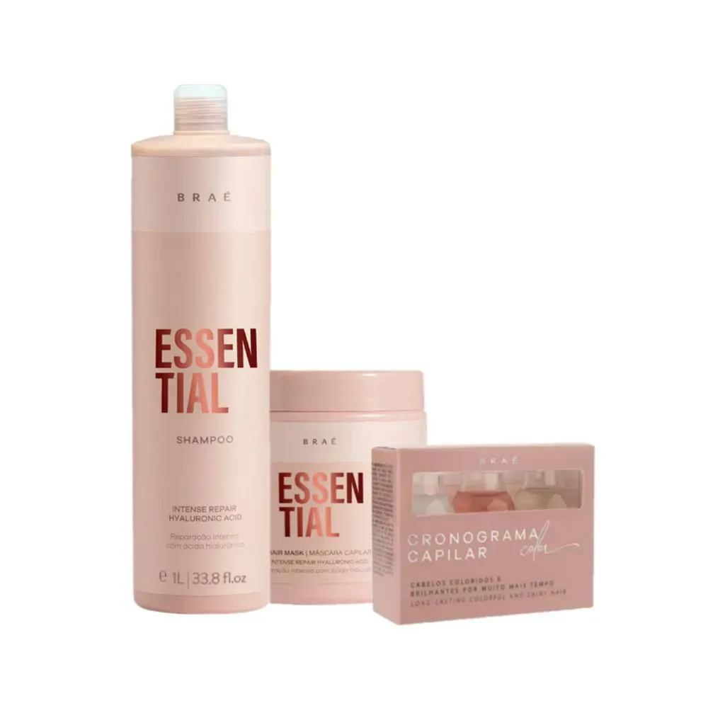 Kit Braé Essential Color Grande  (3 Produtos)