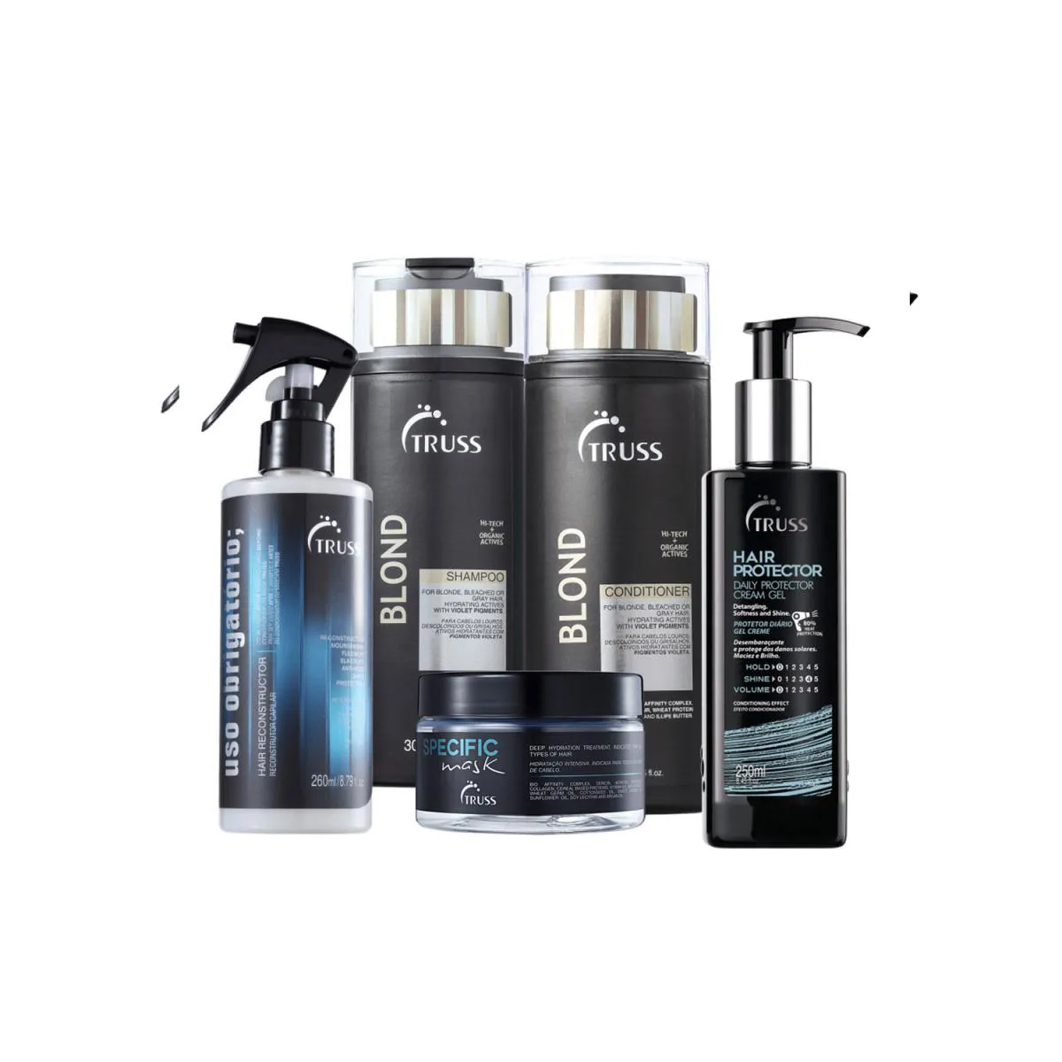 Kit Truss Blond Specifc Hair Protect Obrigatório (5 Produtos)