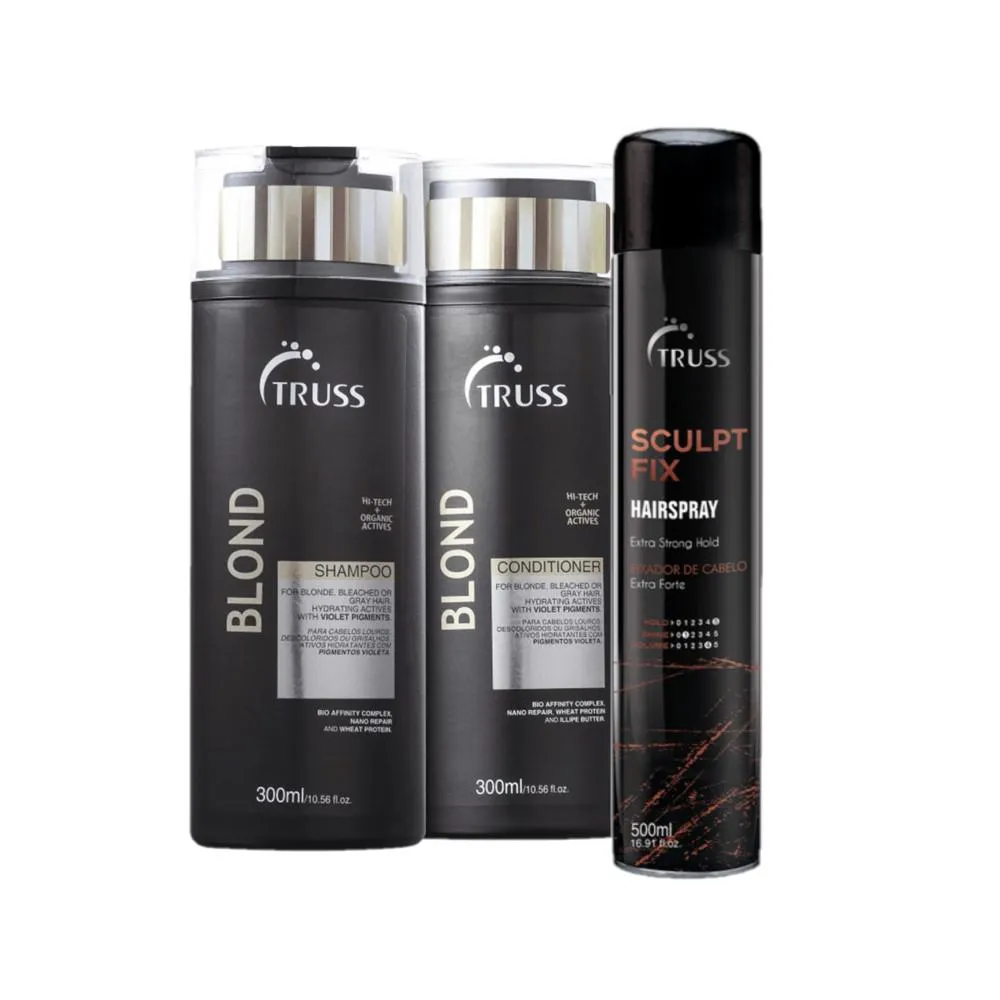 Kit Truss Blond Sculpt Fix (3 Produtos)
