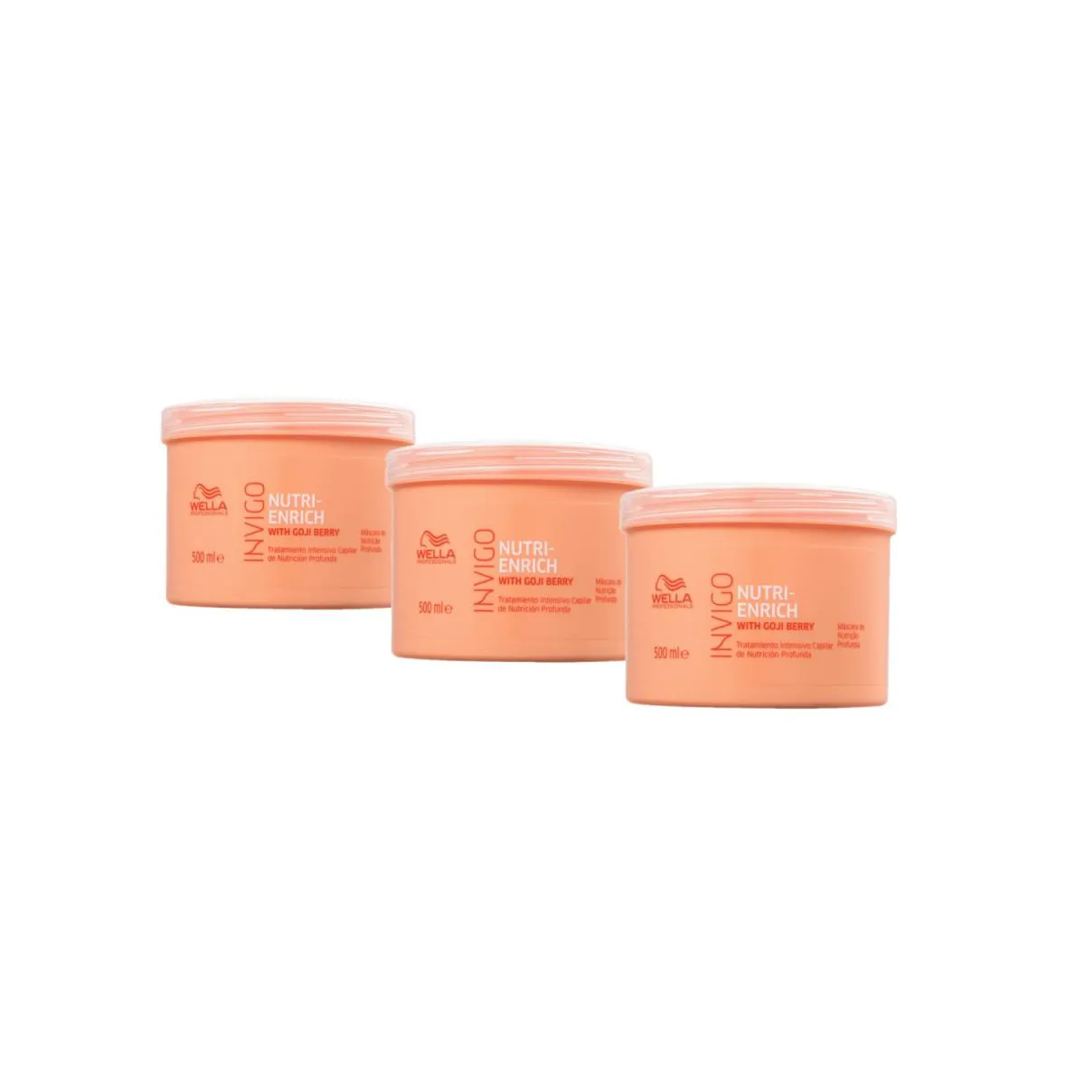 Kit Wella Professionals Invigo Nutri - Enrich Máscara 500ml (3 Unidades)