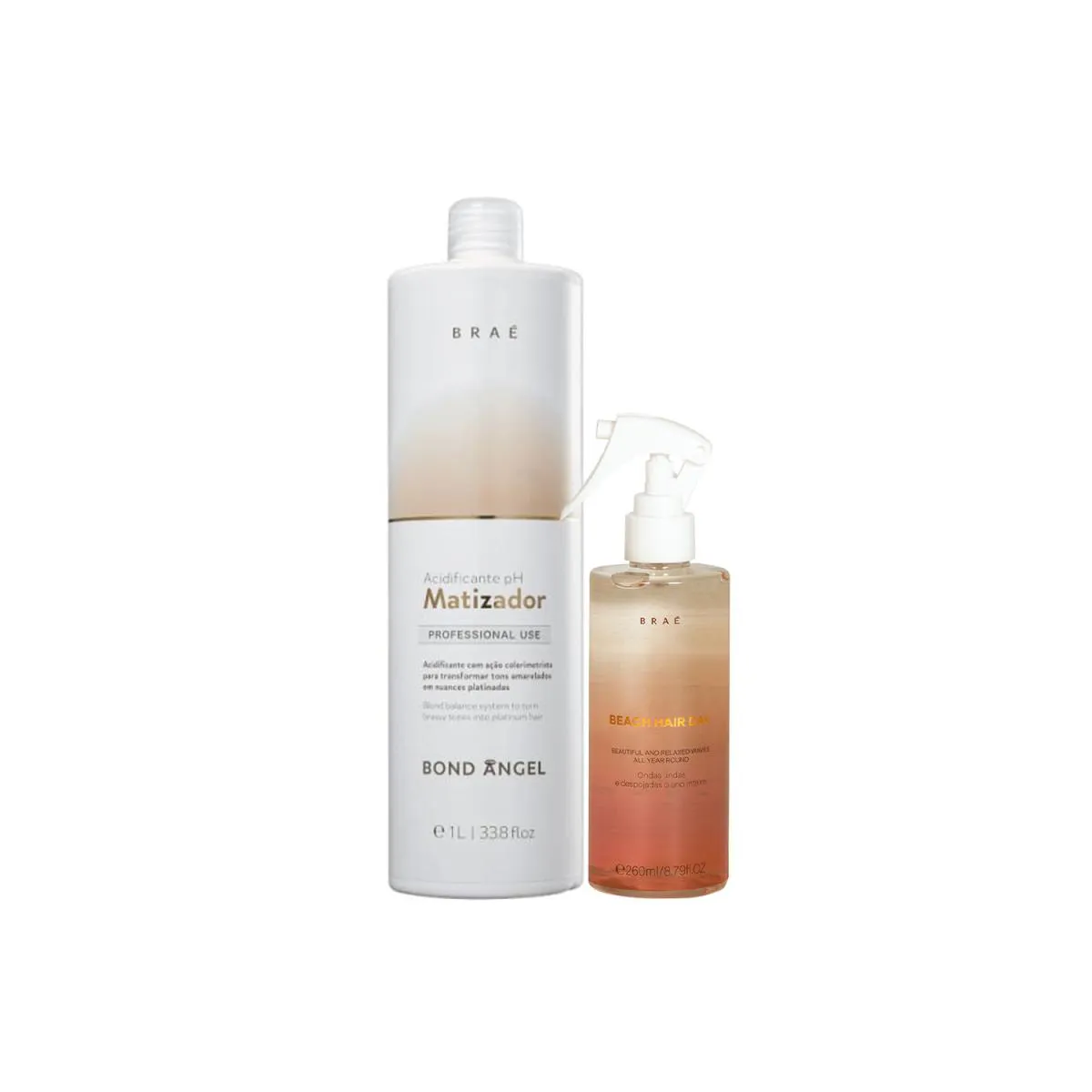 Kit Braé Bond Angel Acidificante Salon Beach Hair (2 Produtos)