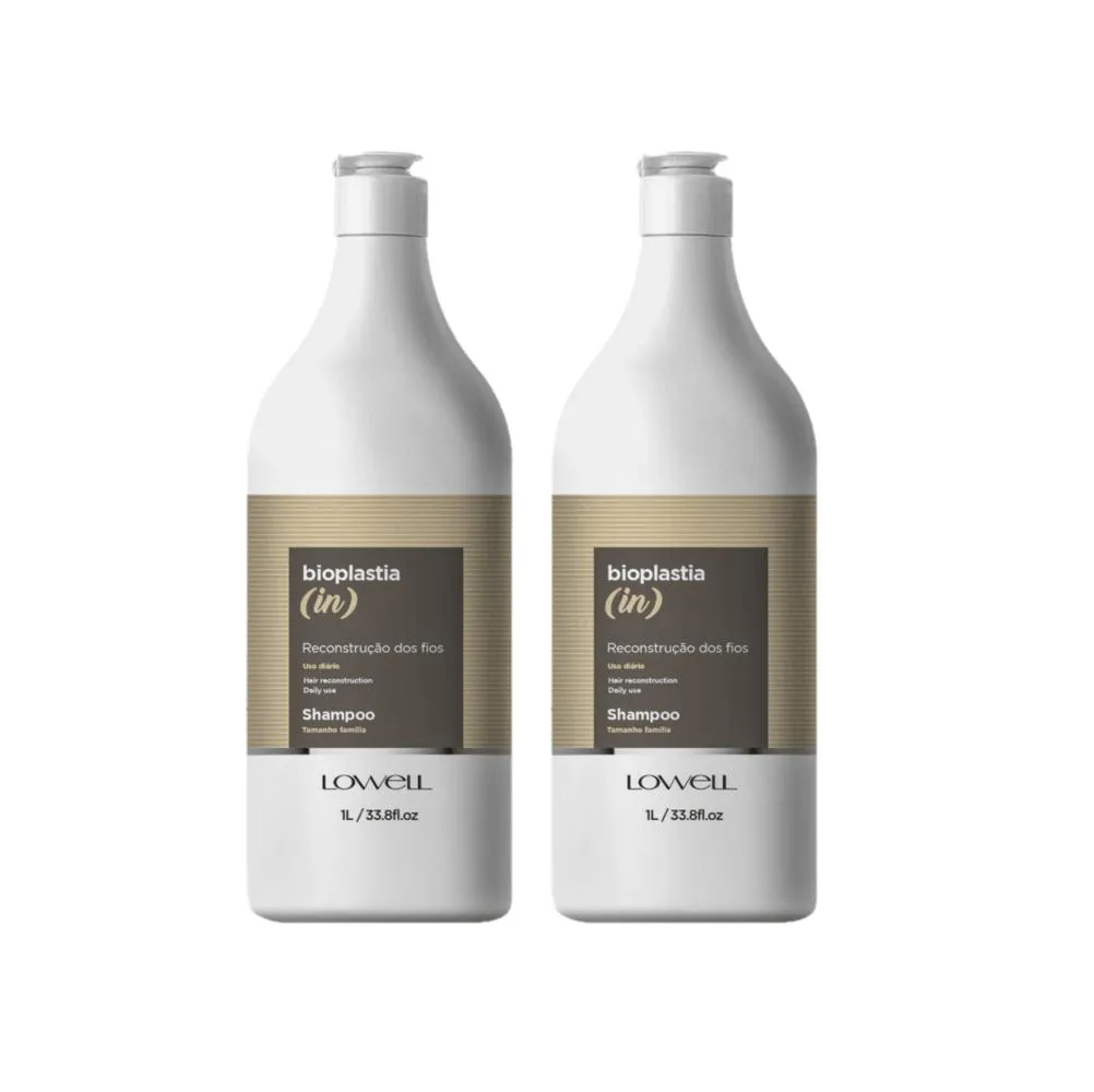LOWELL BIOPLASTIA (IN) - SHAMPOO 1L (2 UNIDADES)