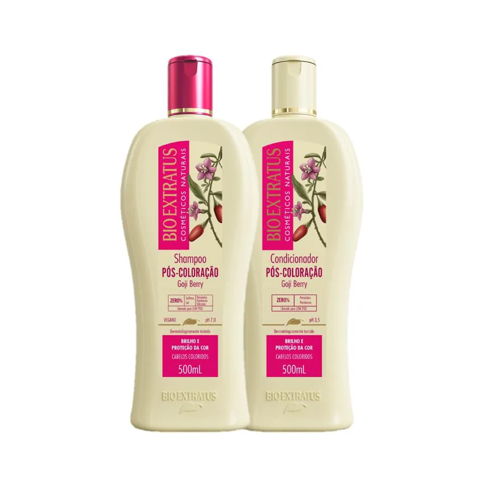 KIT BIO EXTRATUS PóS-COLORAçãO DUO 500ML