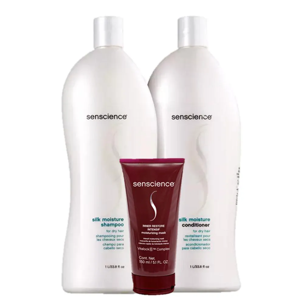 Senscience Silk Moisture Duo 1L E Inner Restore Intensif Moisturizing Mask 150ml