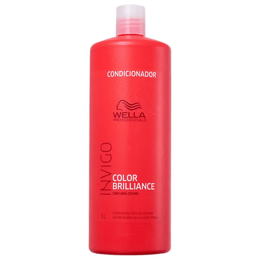 Condicionador Wella Professionals Invigo Color Brilliance Hidratante Proteção da Cor 1000ml
