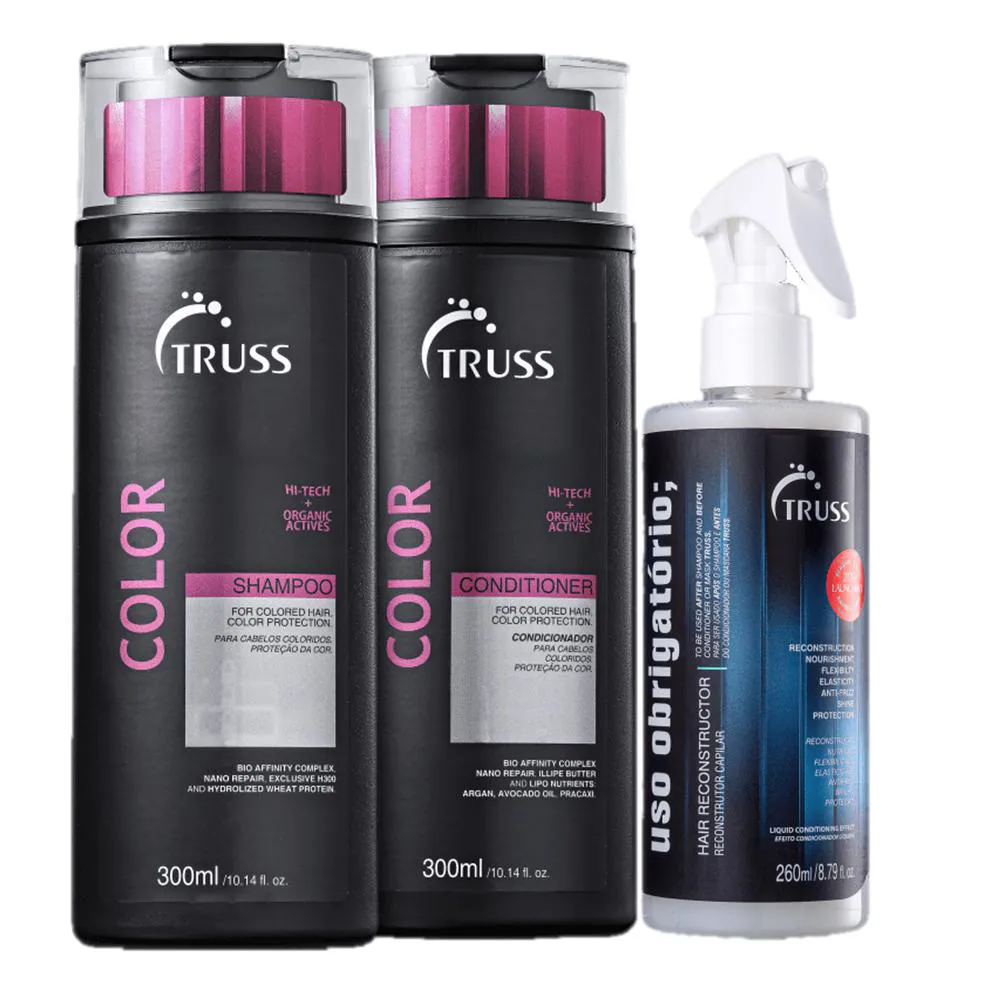 Truss Color - Shampoo+Condicionador 300ml+Uso Obrigatório 260ml