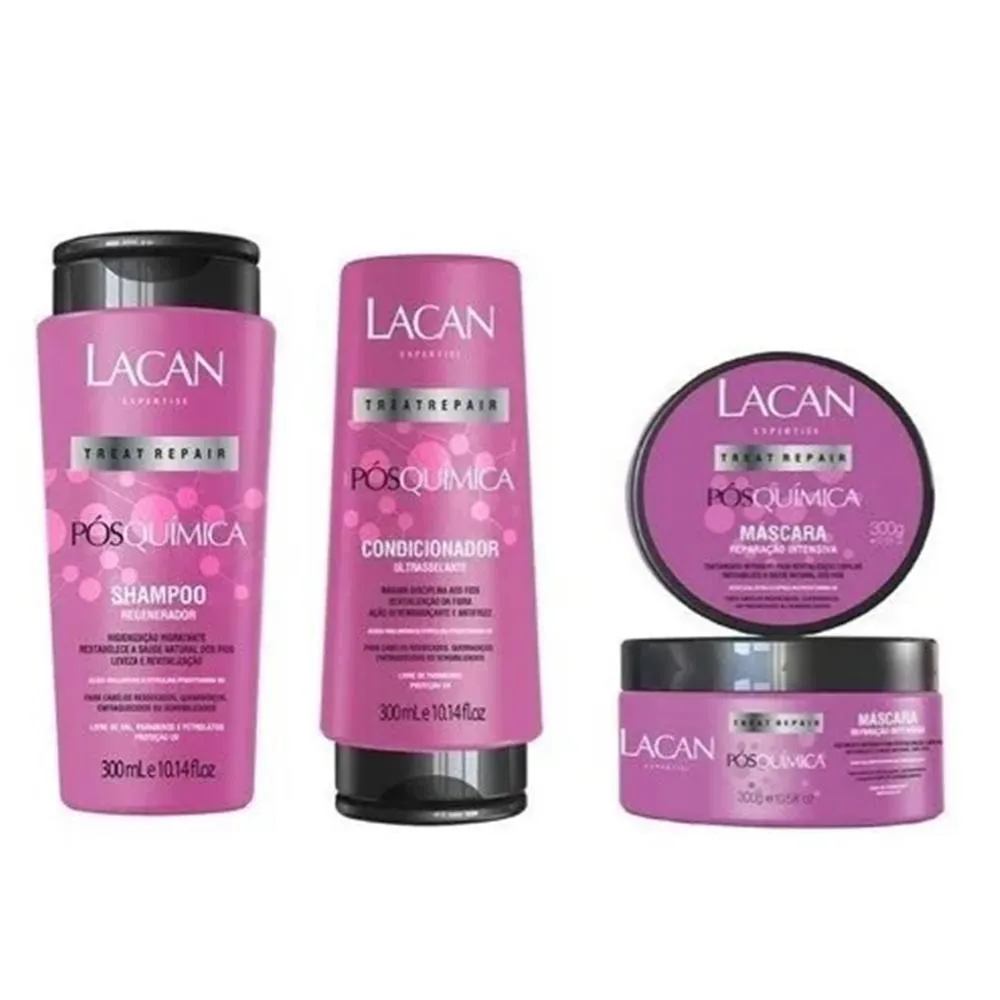 LACAN REGENERADOR POS QUIMICA DUO 300ML E MASCARA 300G