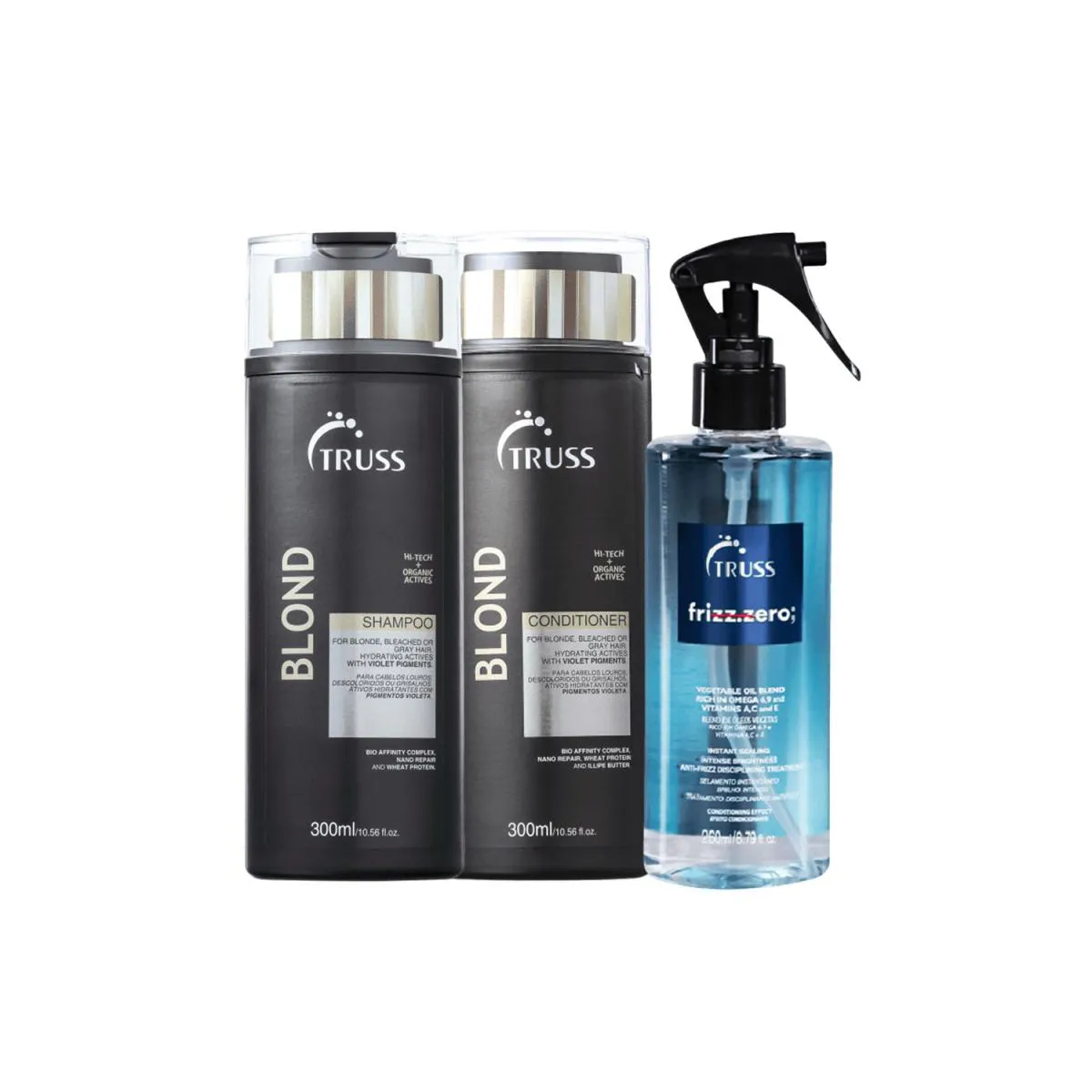 Truss Blond Frizz Zero (3 Produtos)