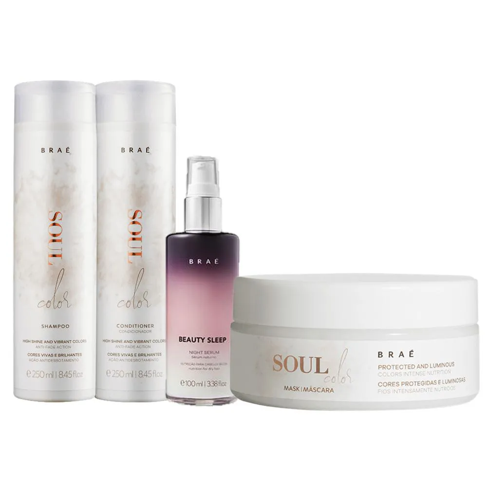 Braé Soul Color Duo 250ml Mascara 200G E Beauty Sleep 100ml