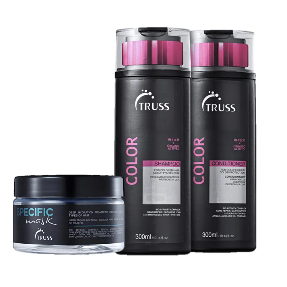 Truss Color - Shampoo+Condicionador 300ml+Mascara Specific 180G