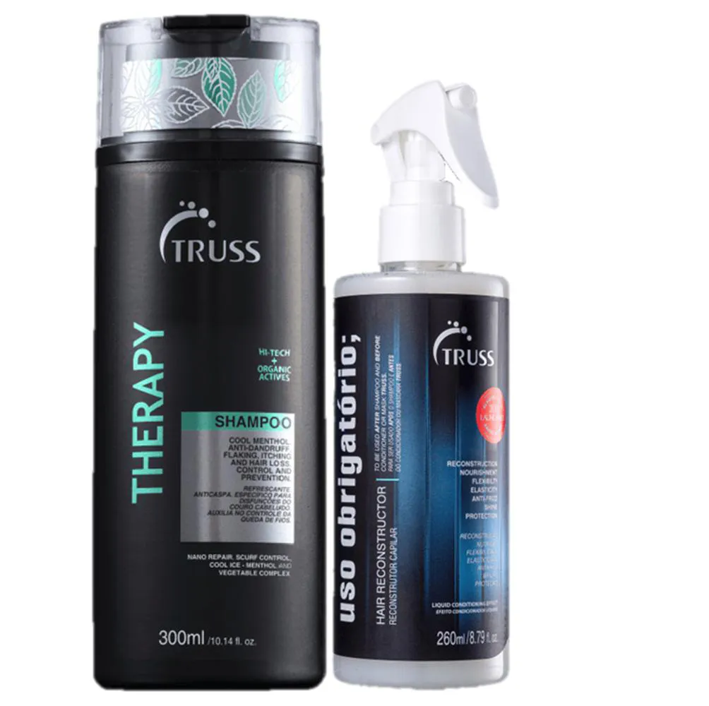 Truss Therapy Shampoo Anticaspa 300ml E Uso Obrigatorio 260ml
