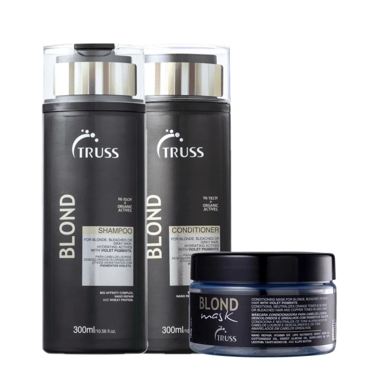 KIT TRUSS BLOND DUO 300ML E MASCARA 180ML