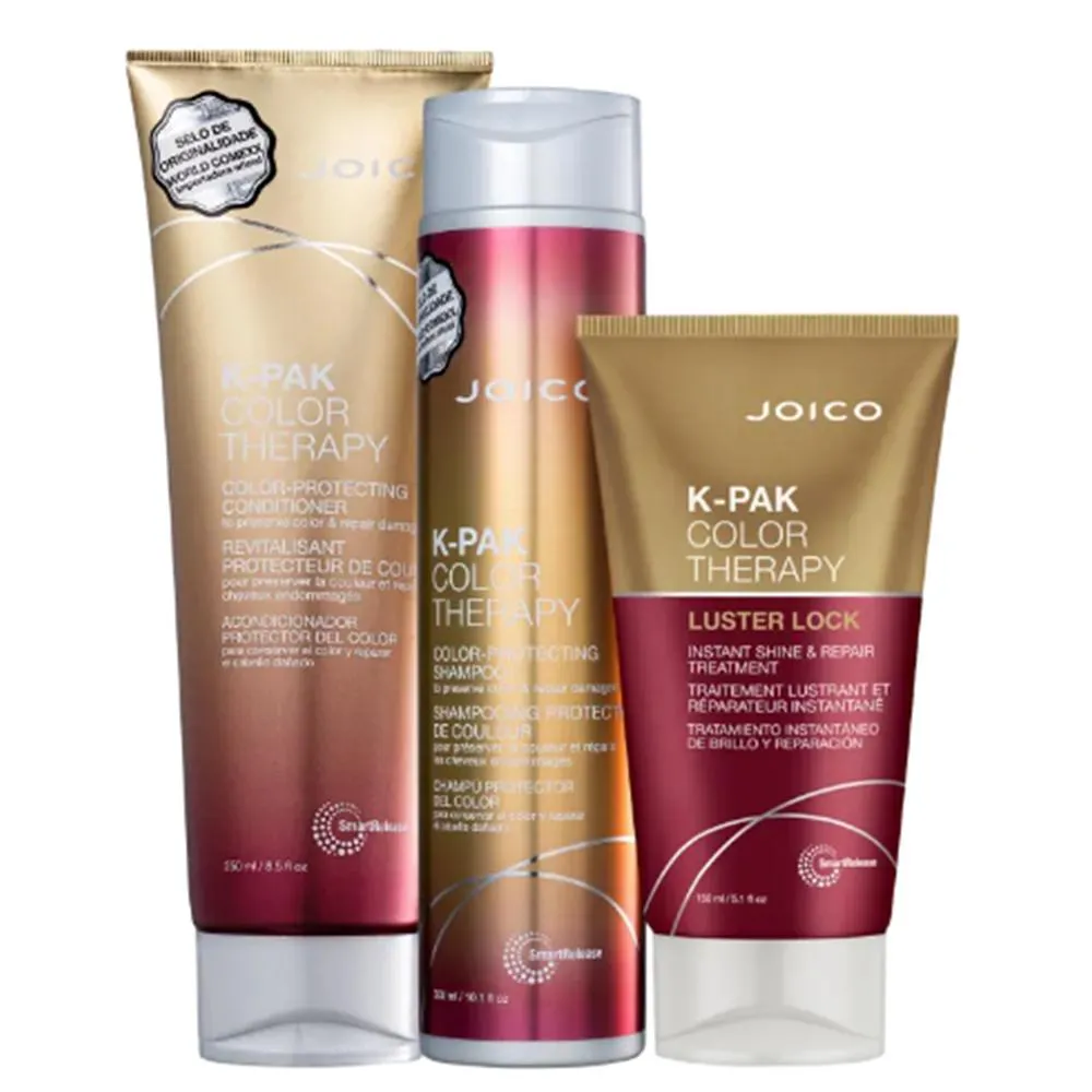 JOICO K-PAK COLOR - SHAMPOO 300ML+CONDICIONADOR 250ML+MASCARA 150ML