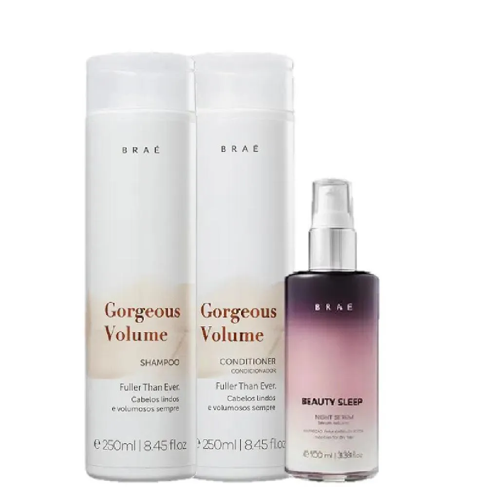 Braé Gorgeous Volume Duo 250ml E Beauty Sleep 100ml