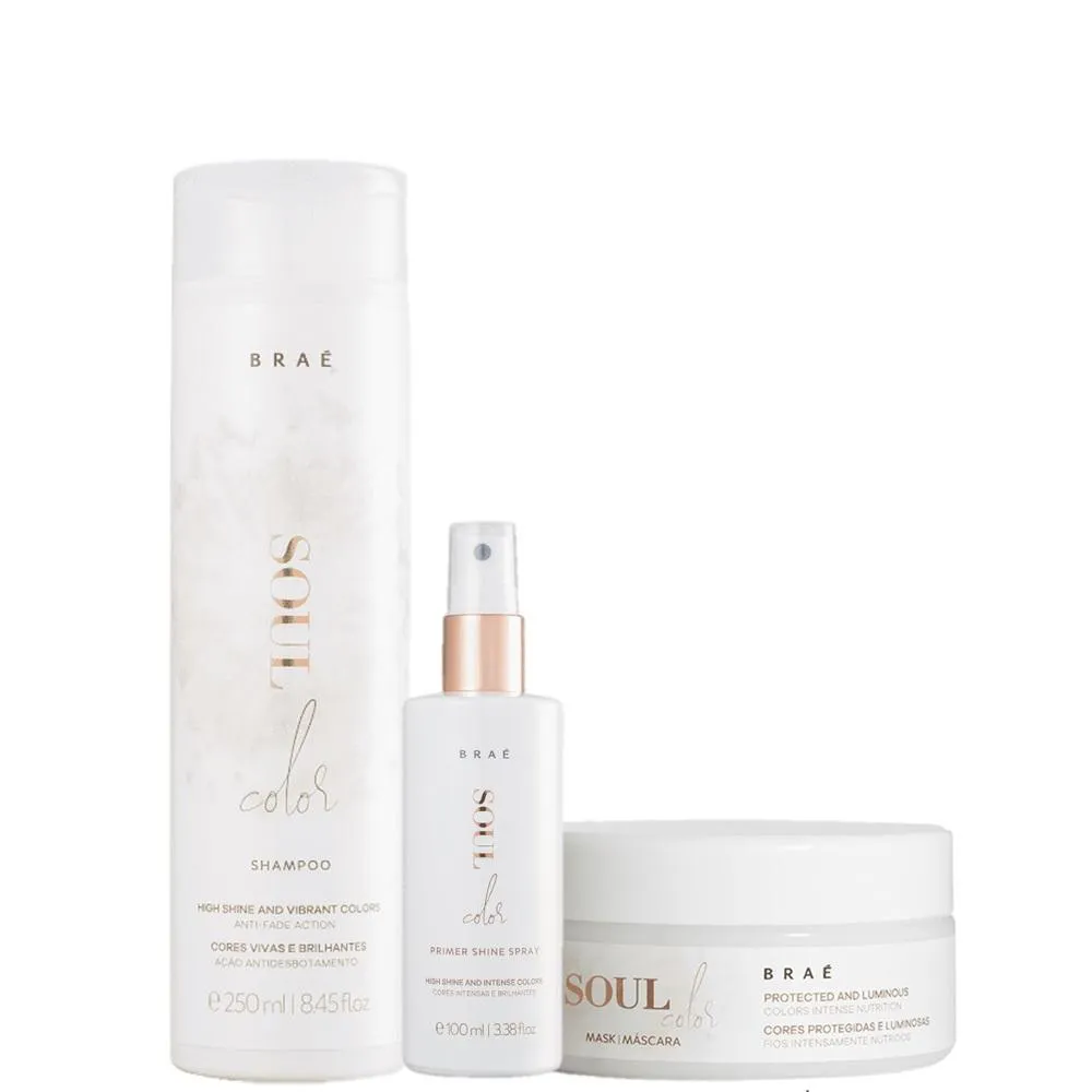 Kit Braé Soul Color Hidratacao Intensa (3 Produtos)