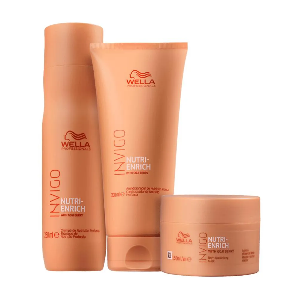 WELLA PROFESSIONALS INVIGO NUTRI ENRICH TRIO HOME CARE (3 PRODUTOS)