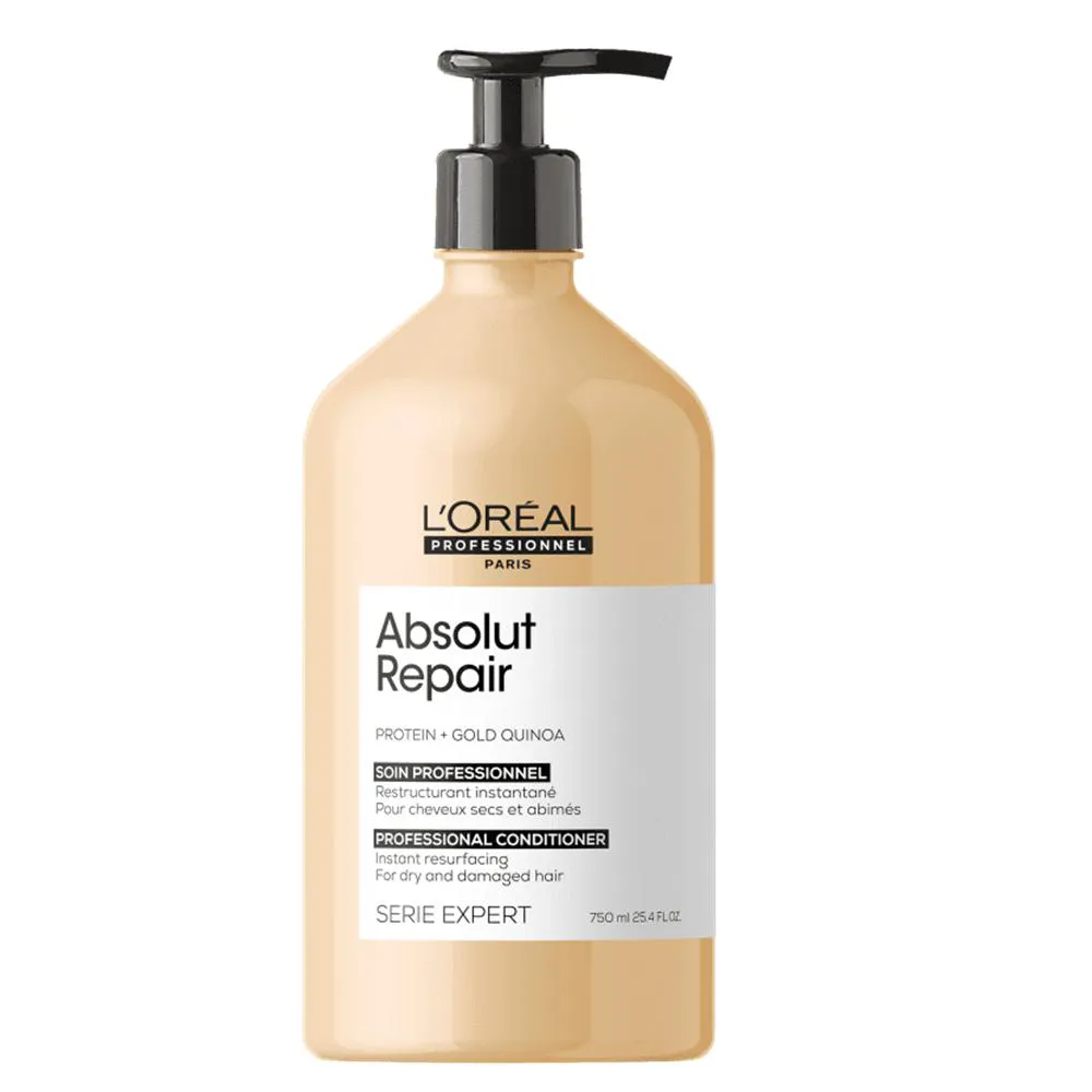 Condicionador L'Oréal Professionnel Serie Expert Absolut Repair Gold Quinoa + Protein Reestruturação 750ml