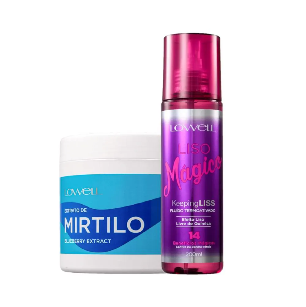 KIT LOWELL EXTRATO DE MIRTILO TRATAMENTO TERMOATIVADO (2 PRODUTOS)