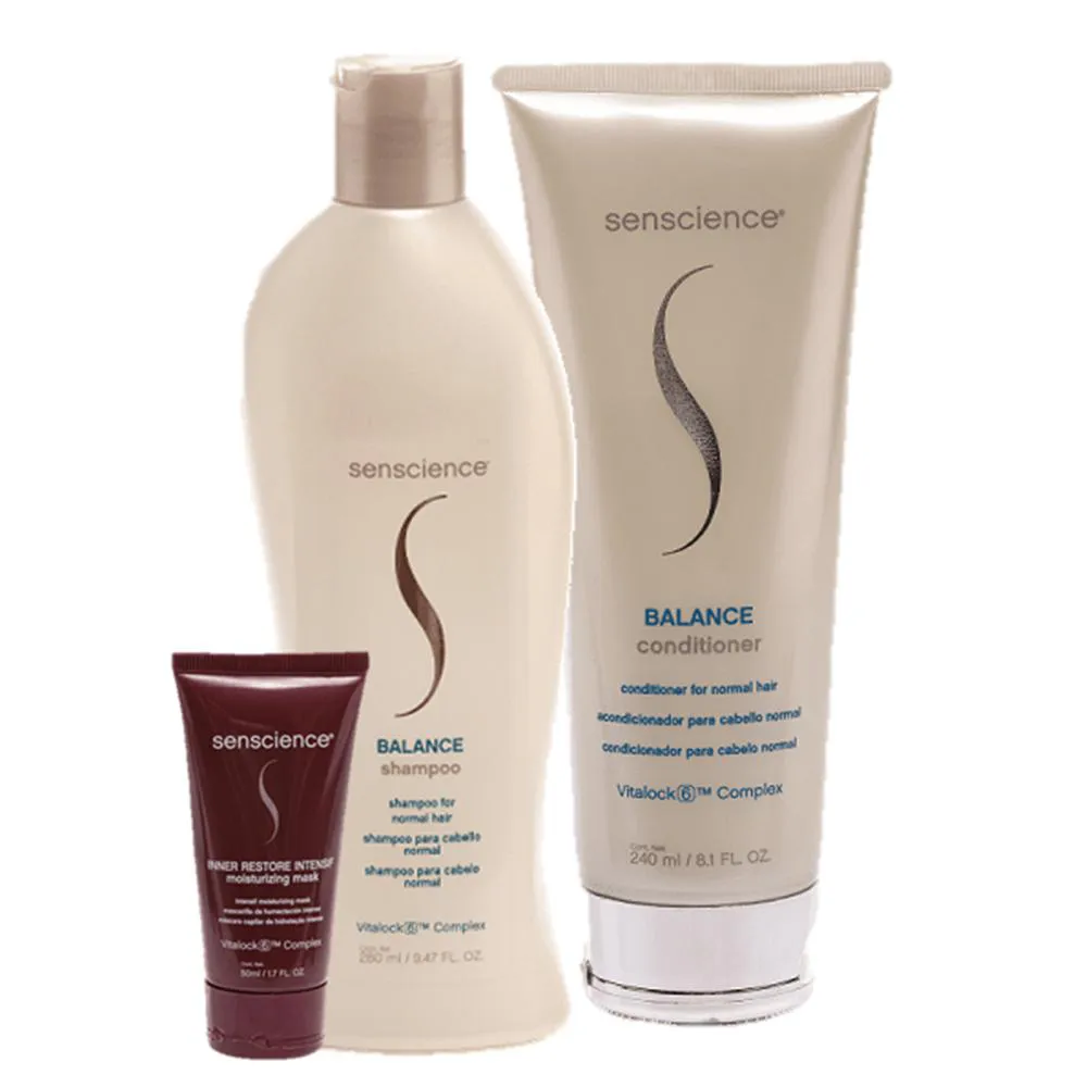 Senscience Balance Duo 280ml E Inner Restore Intensif Moisturizing Mask 50ml