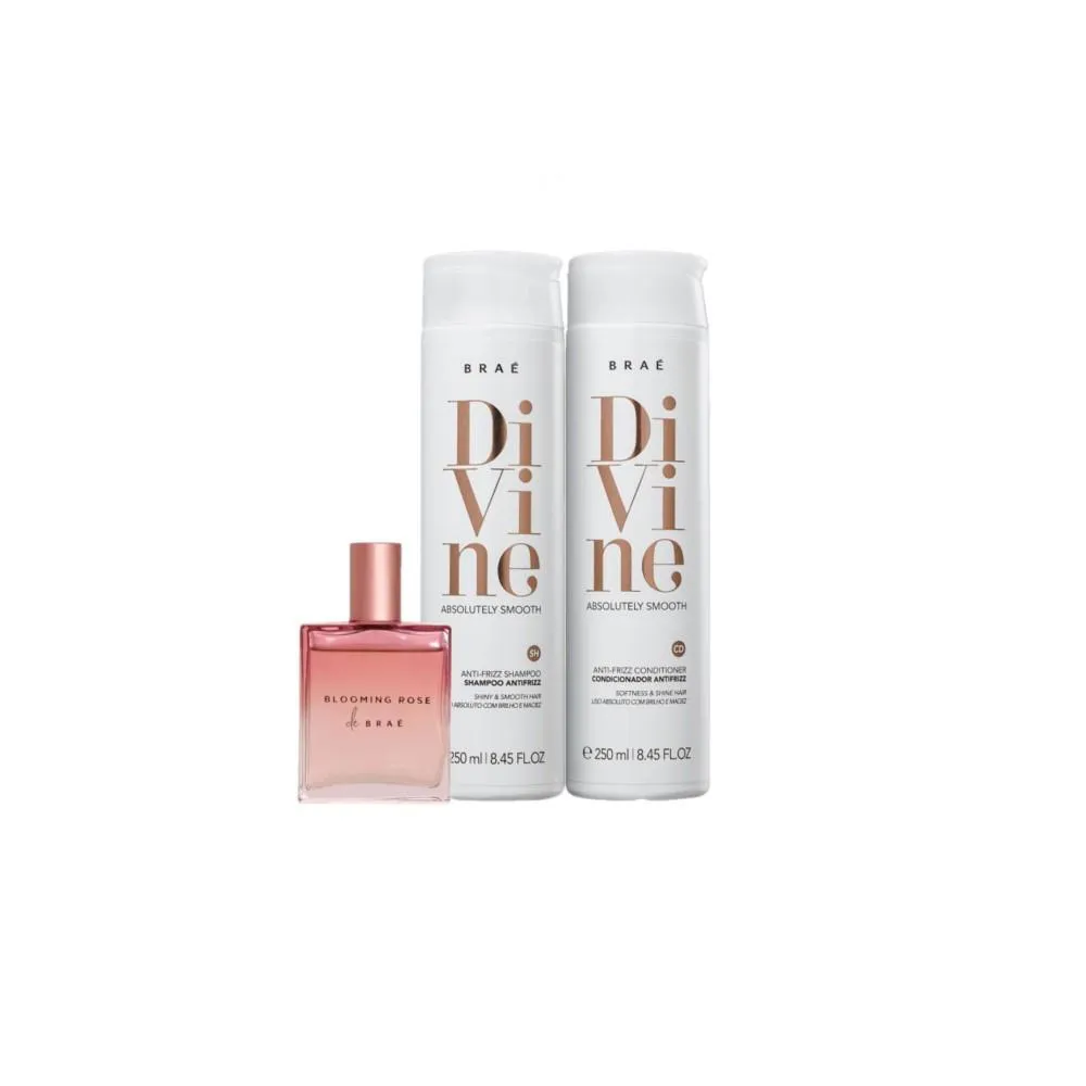 Kit Braé Divine Blooming Rose Trio Especial (3 Produtos)