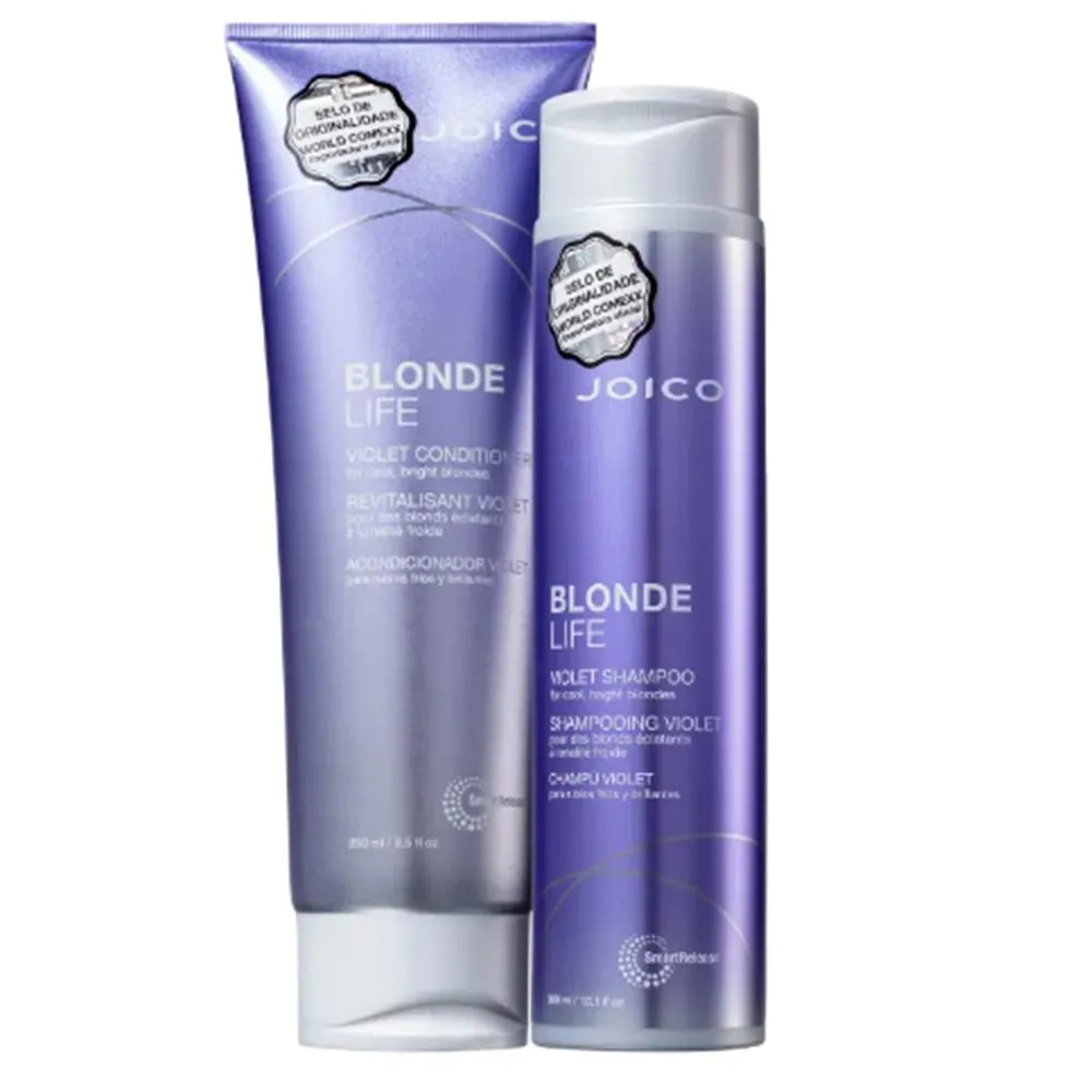 Joico Blonde Life Violet - Shampoo Matizador 300ml+Condicionador 250ml