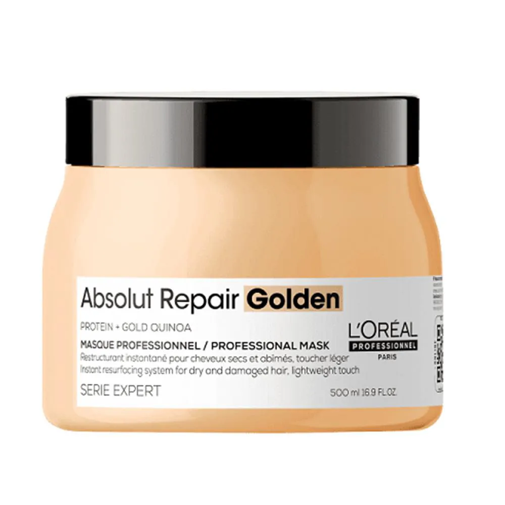 L'Oréal Professionnel Serie Expert Absolut Repair Gold Quinoa   Protein Golden Lightweight - Máscara Capilar 500ml