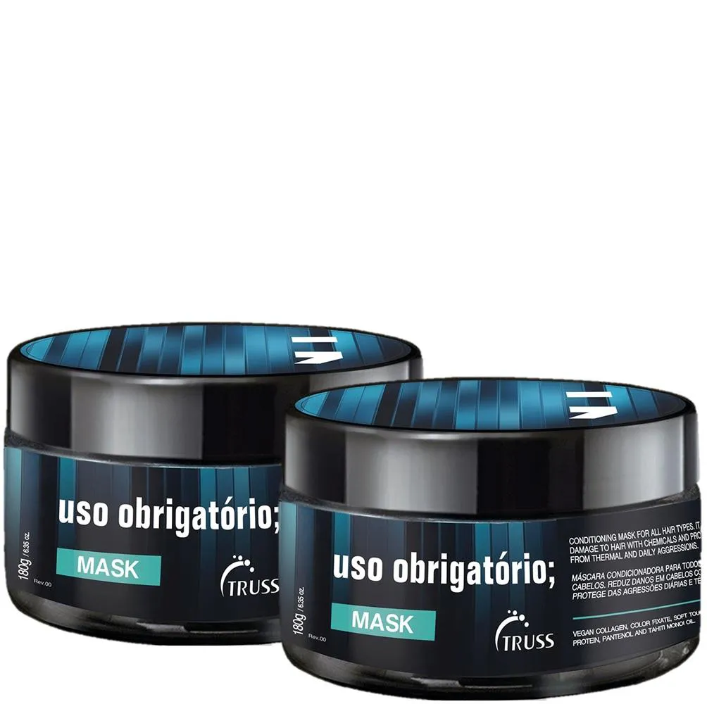 Kit Truss Uso Obrigatorio - Mascara Capilar 180G (2 Unidades)