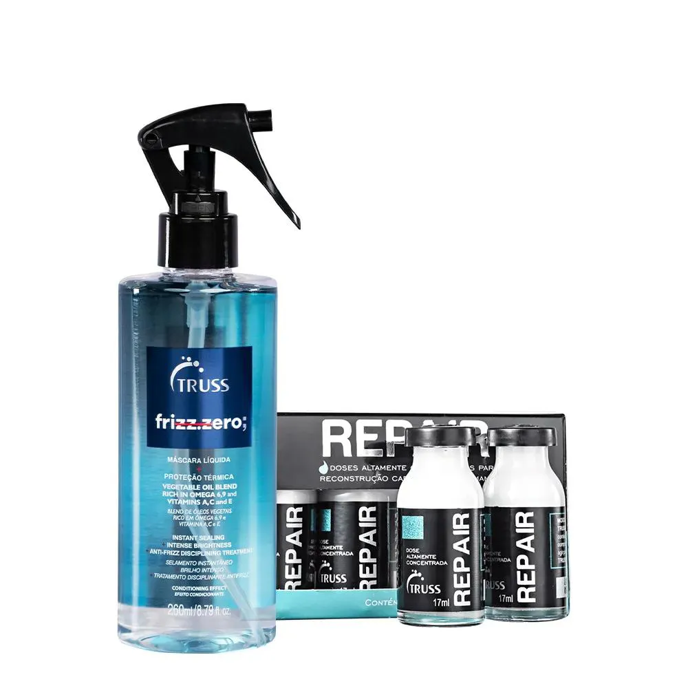 Kit Truss Frizz Zero Shock Repair (5 Produtos)