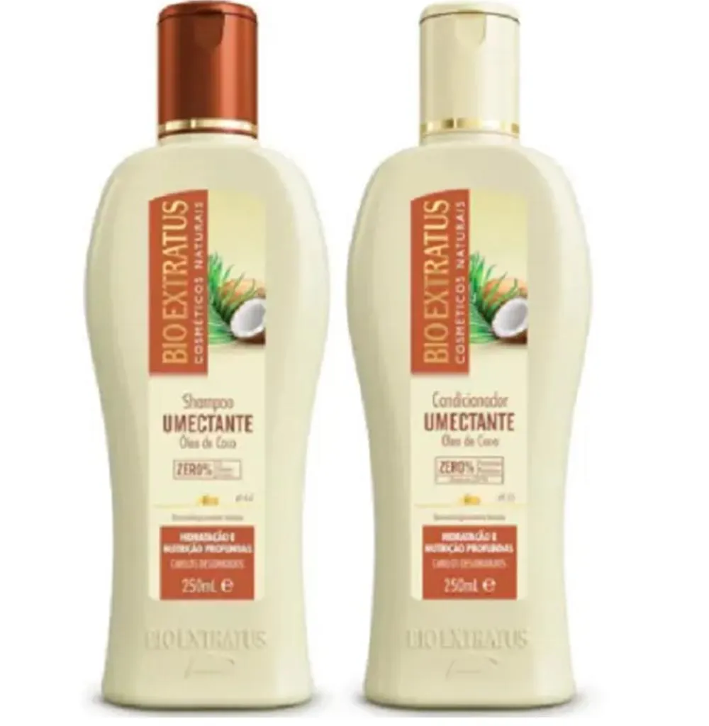 Bio Extratus Umectante Óleo de coco (Shampoo+Condicionador 250G)