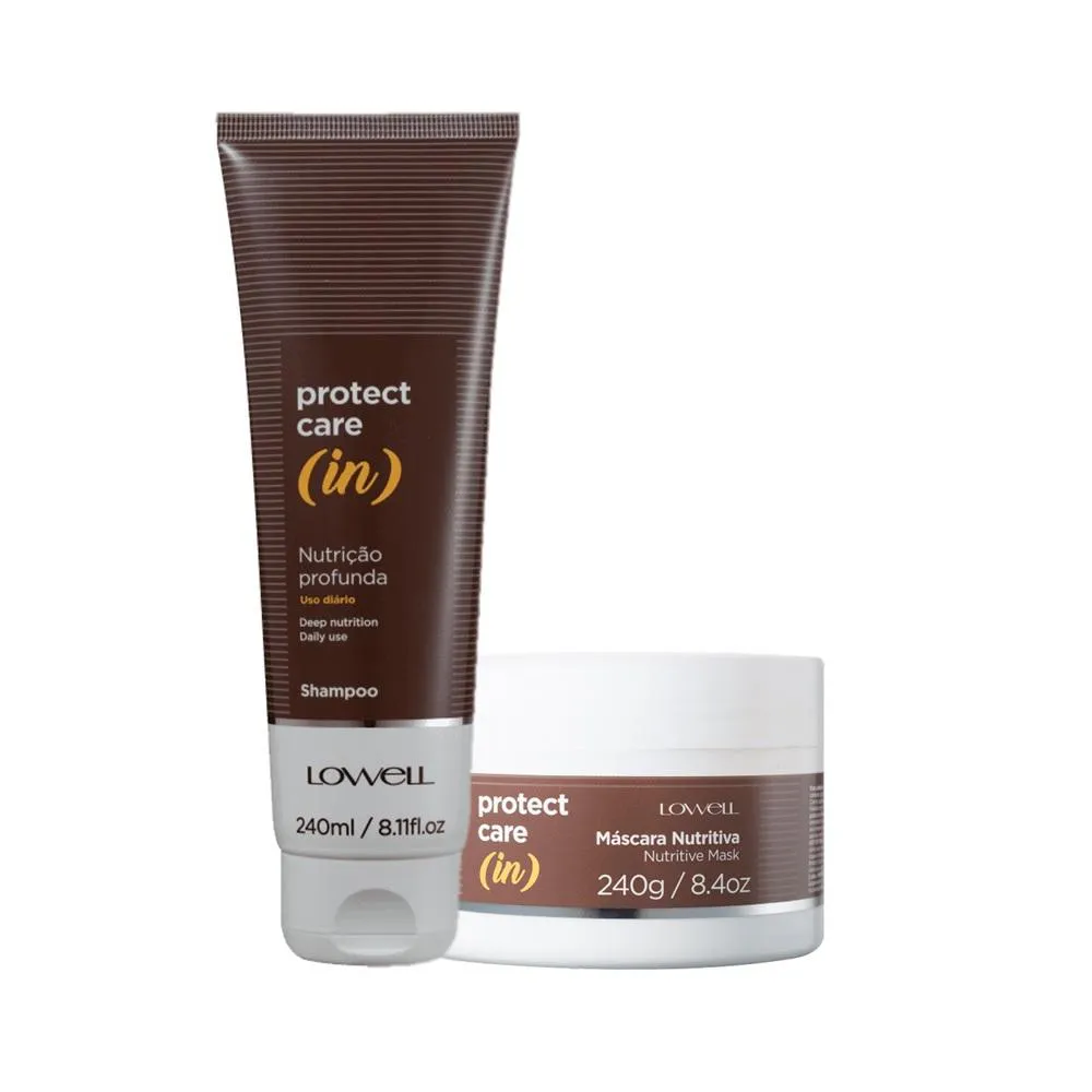 KIT LOWELL PROTECT CARE (IN) LIMPEZA SUAVE (2 PRODUTOS)