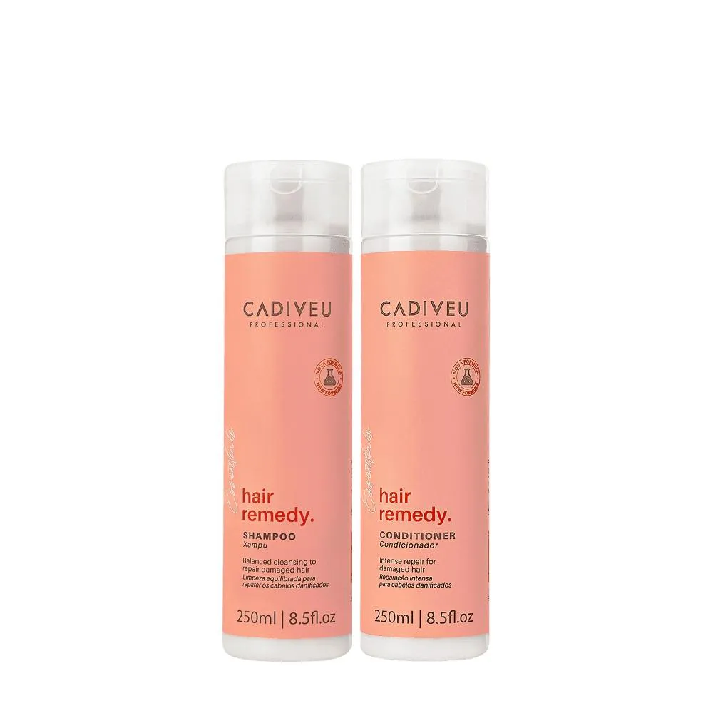 KIT CADIVEU PROFESSIONAL HAIR REMEDY SHAMPOO CONDICIONADOR (2 PRODUTOS)