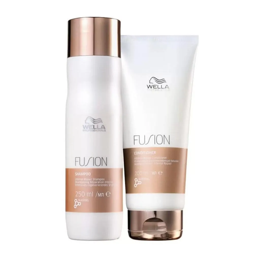 Kit Wella Professionals Fusion Shampoo 250ml + Condicionador 200ml