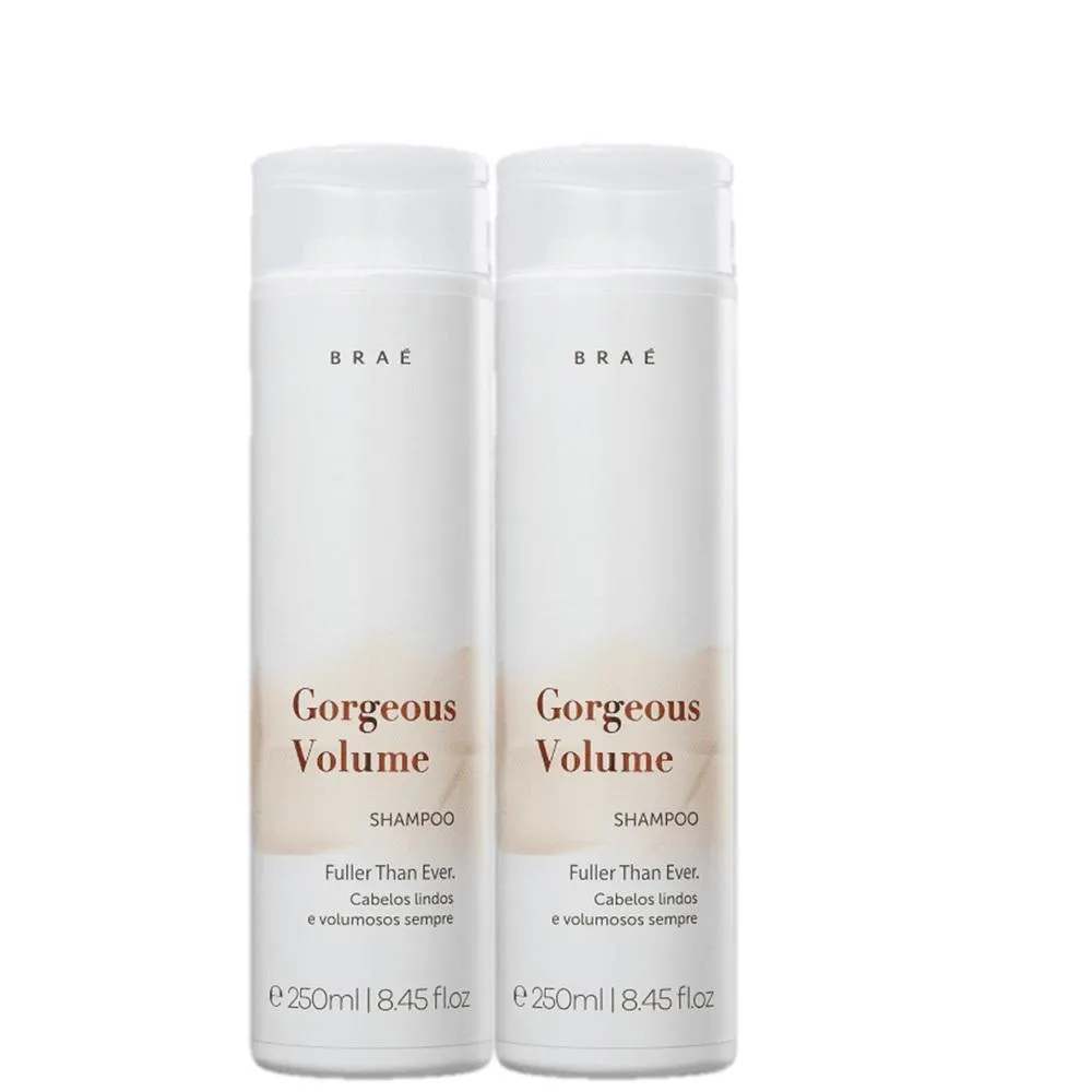 Kit Braé Gorgeous Volume - Shampoo 250ml (2 Unidades)