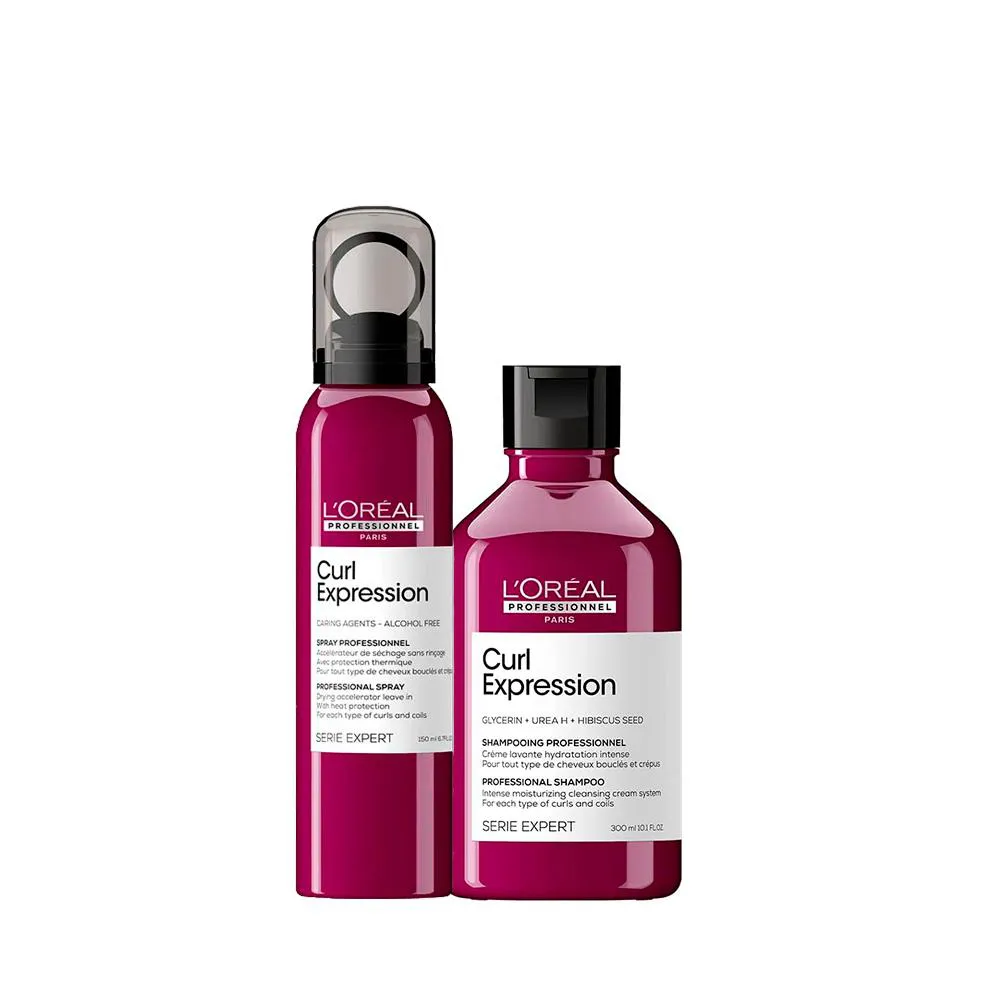 Kit L'Oréal Professionnel Curl Expression Cream E Acelerador De Secagem (2 Produtos)