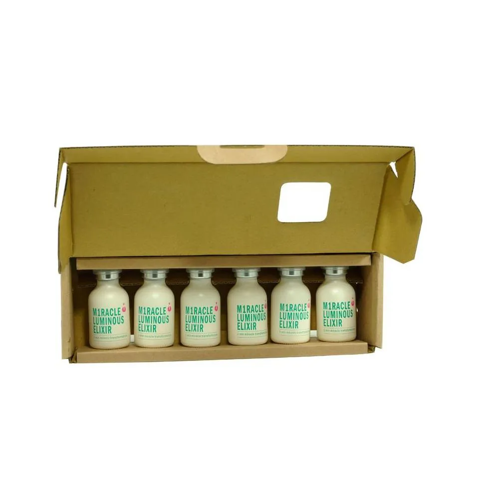 KIT NPPE MIRACLE LUMINOUS ELIXIR AMPOLA DE TRATAMENTO CAPILAR CAIXA (6 UNIDADES)