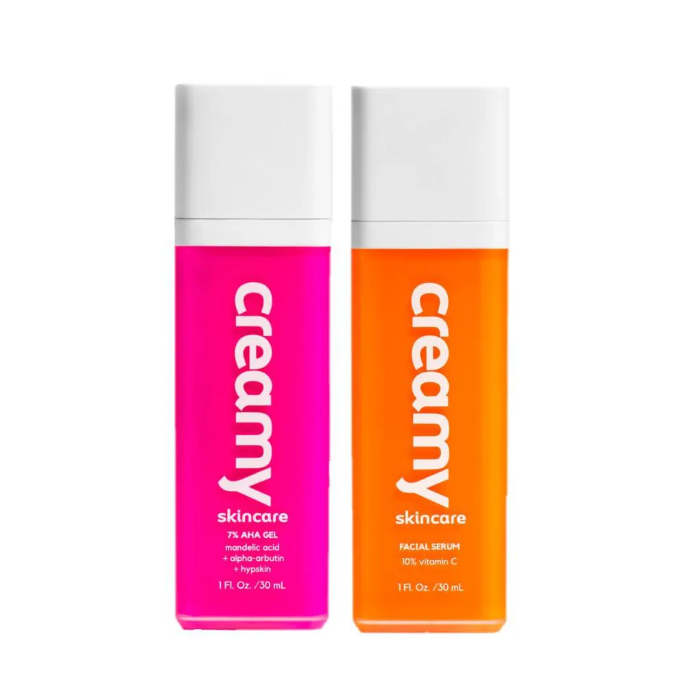 Kit Creamy Skincare Vitamina C Mandélico (2 Produtos)