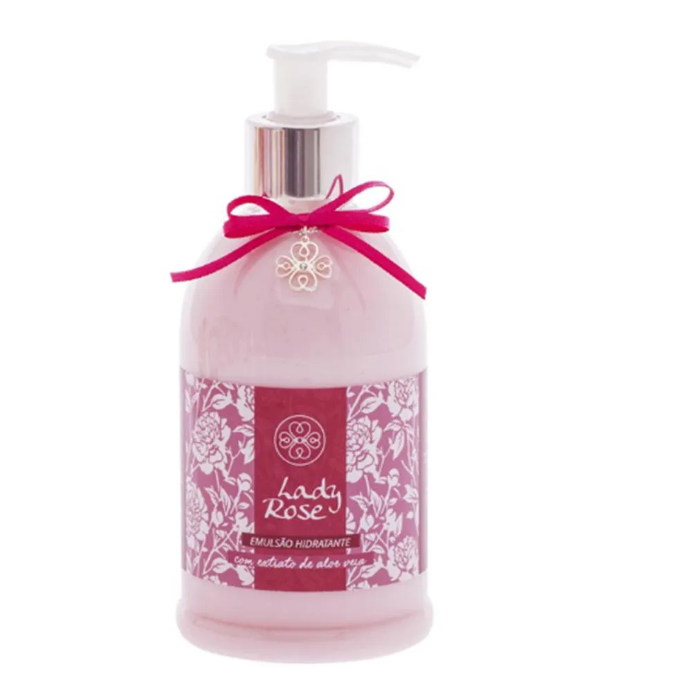 EMULSAO HIDRATANTE CORPORAL LADY ROSE FLORA VIE 380ML