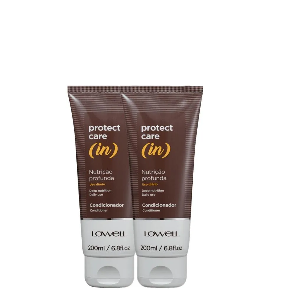 KIT LOWELL PROTECT CARE (IN) - CONDICIONADOR 200ML (2 UNIDADES)