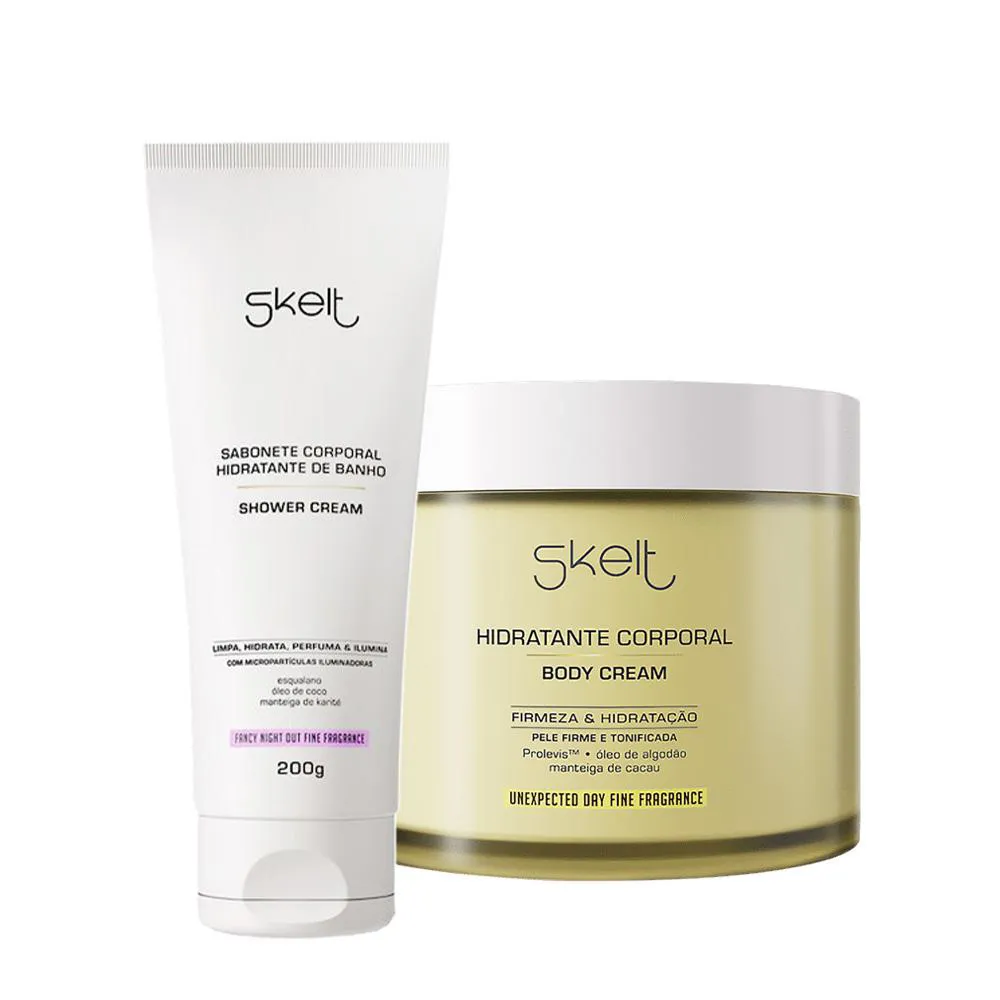 KIT SKELT UNEXPECTED DAY RED CARPET CREAM SABONETE LíQUIDO