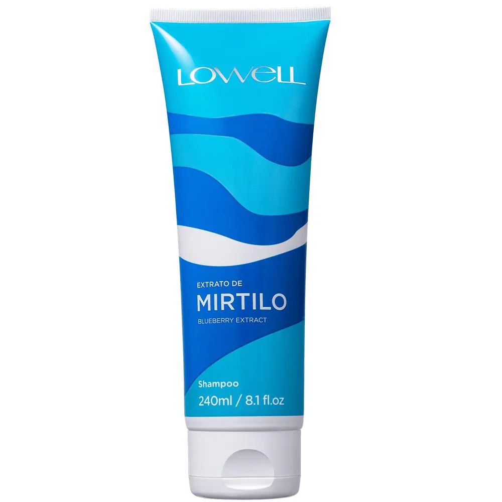 Shampoo Lowell Extrato de Mirtilo Prebiótica 240ml