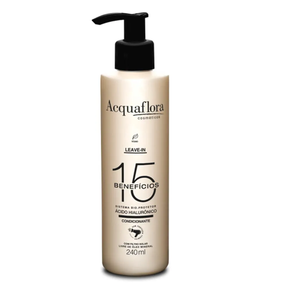 ACQUAFLORA 15 BENEFICIOS LEAVE IN 240ML