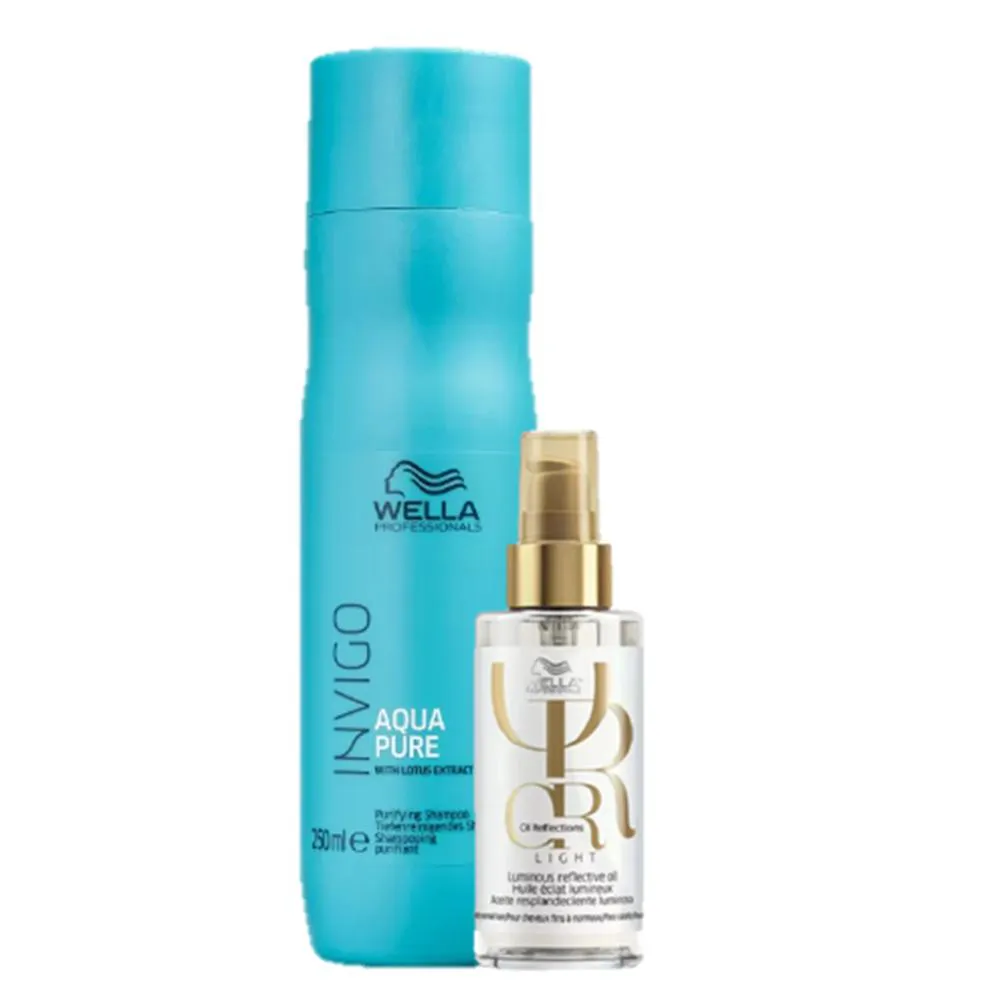 Shampoo Wella Professionals Invigo Balance Aqua Pure Antiresíduos 250ml
