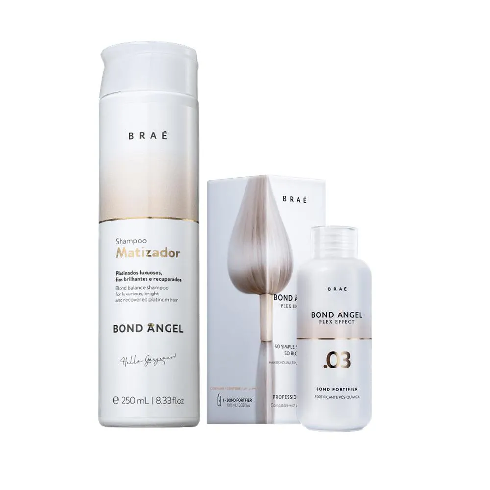 Braé Bond Angel Matizador Shampoo 250ml E Plex Efect 100ml