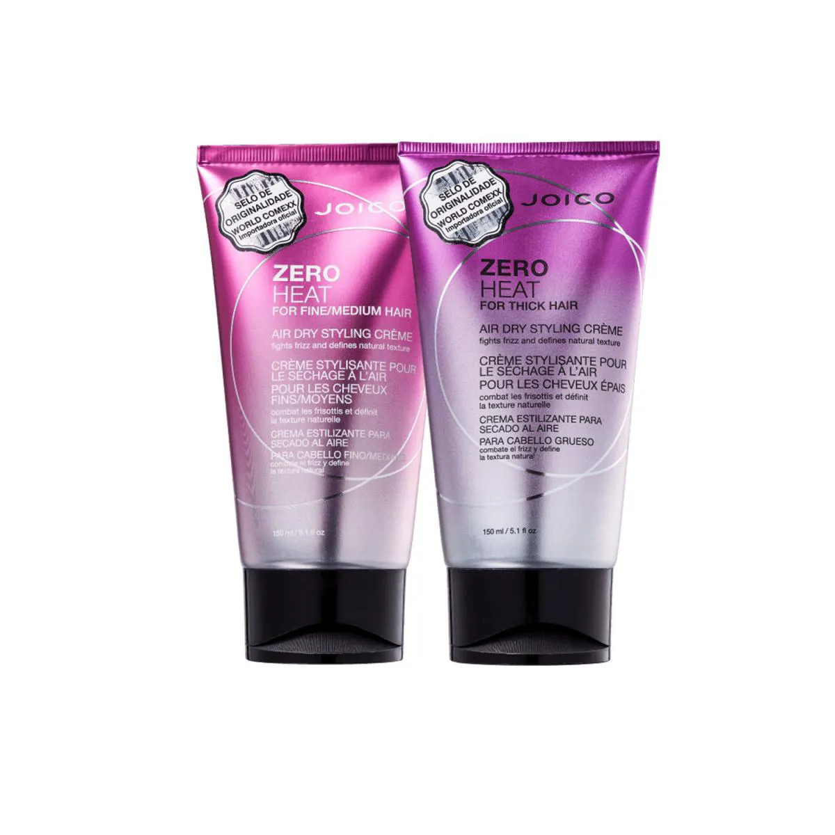Kit Joico Zero Heat Thick Hair Fine/Medium Hair (2 Produtos)